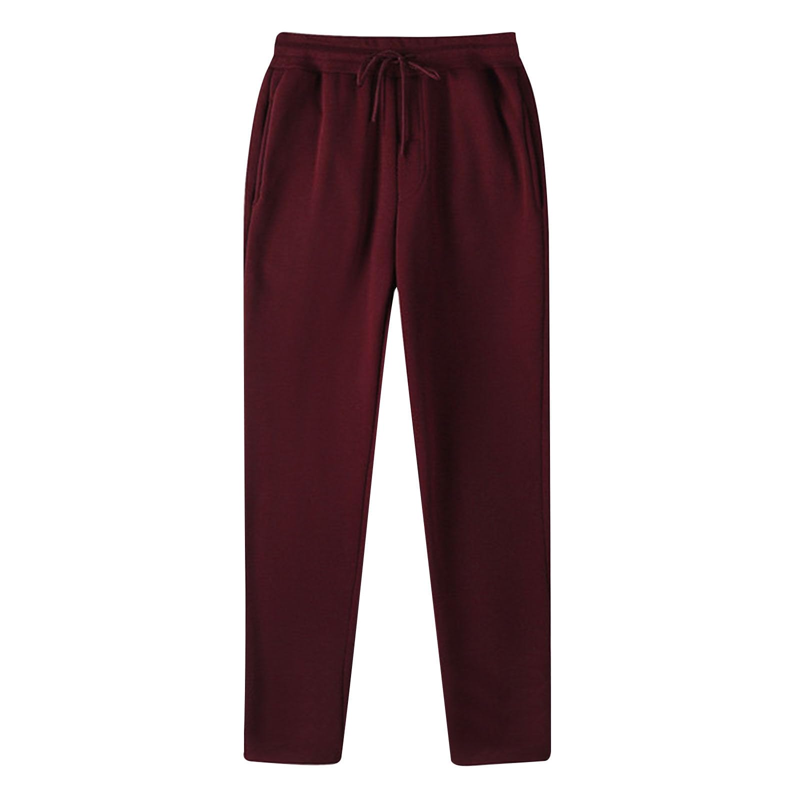 Mens Sweatpants Slim Fit Drawstring Workout Jogger Pants Athletic Workout Elastic Waisted Casual Running Hiking Pants