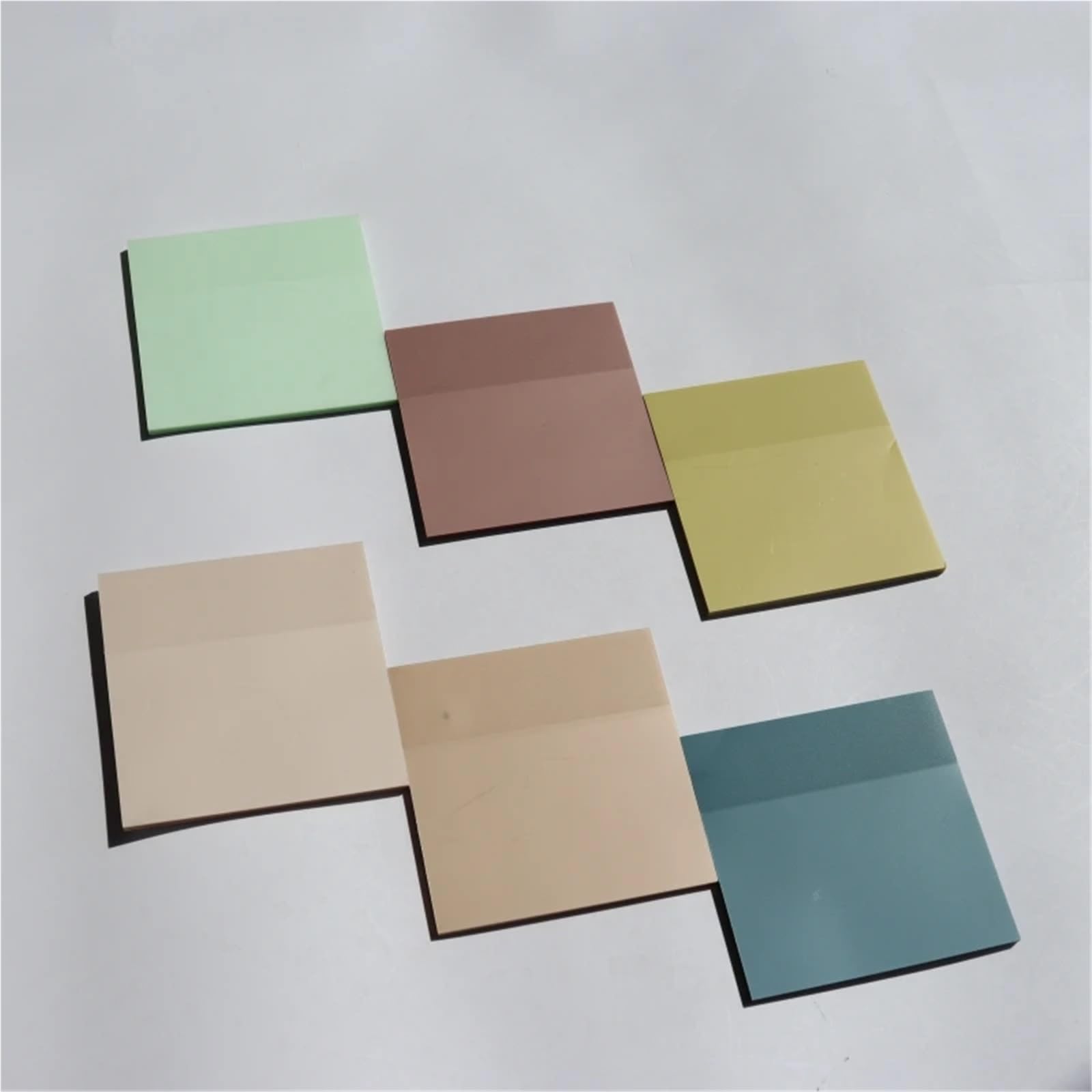 10 set di foglietti adesivi trasparenti creativi blocchi note adesivi per cancelleria scolastica forniture per ufficio