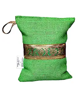 Vaayu Organic 80 GMS Organic Air Purifier Made of Activated Charcoal for Car, Shoe Rack, Gym Bags and Wardrobes Green Colour