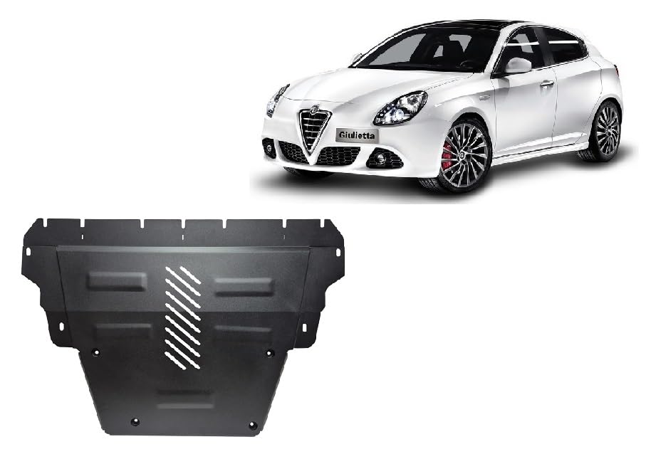 Protection métallique sous moteur Alfa Romeo Giulietta évite les casses