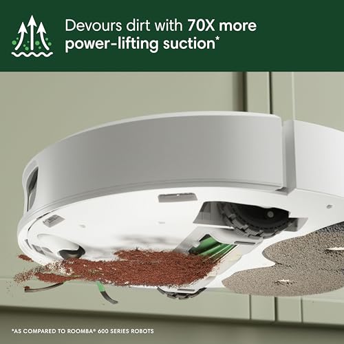 Image of iRobot Roomba Plus 505 Combo Robot Vacuum & Mop with AutoWash Dock - Extending Spinning Mop Pads, Self-Empties, Wash & Heated Drying, Cleaning, Recognizes & Avoids Obstacles, LiDAR Navigation