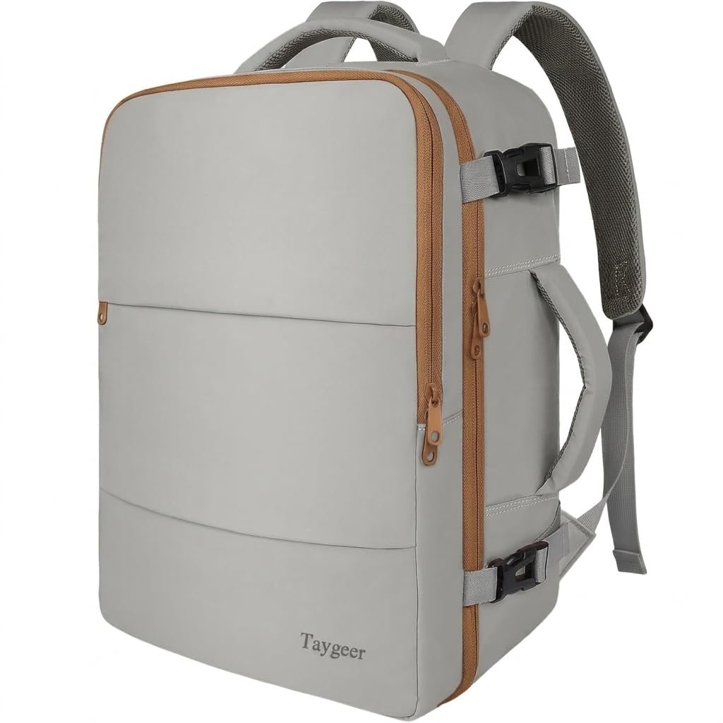 Taygeer 35L Carry On Travel Backpack for Women, Fits 15.6 Inch Laptop