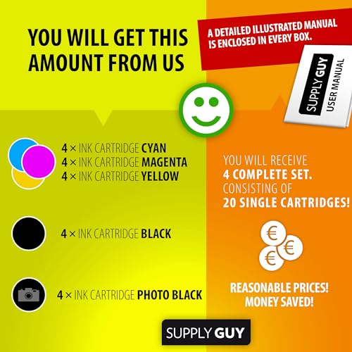 Supply Guy 20 Ink Cartridges compatible with Canon PGI-570 / CLI-571 for Canon Pixma MG5750 MG5751 MG5752 MG5753 MG6850 MG6851 MG6852 MG6853 TS5050 TS5051 TS5053 TS5055 TS6050 TS6051 TS6052 - Image 2