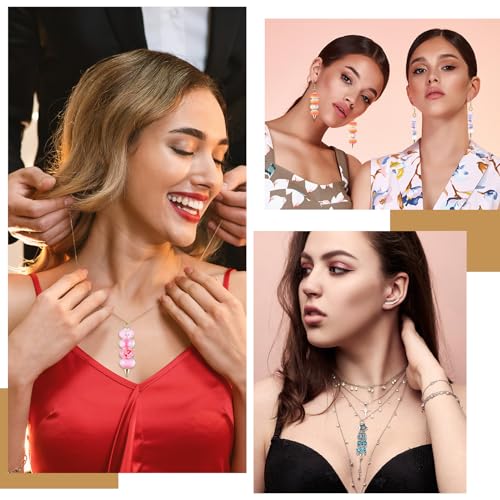 Yaocom 30 Pcs Beadable Keychain Bars Beadable Bar Links With Open Ring And Cone Bead 1.44'' Long Drop Pins Brass Link Earring Charms Beads Necklace Bracelet Connectors For Jewelry Making thumb #5