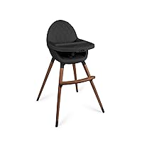 Convertible High Chair for Babies, Toddlers, Kids & Children – Wooden Highchair with Adjustable Height & Dishwasher Safe Tray