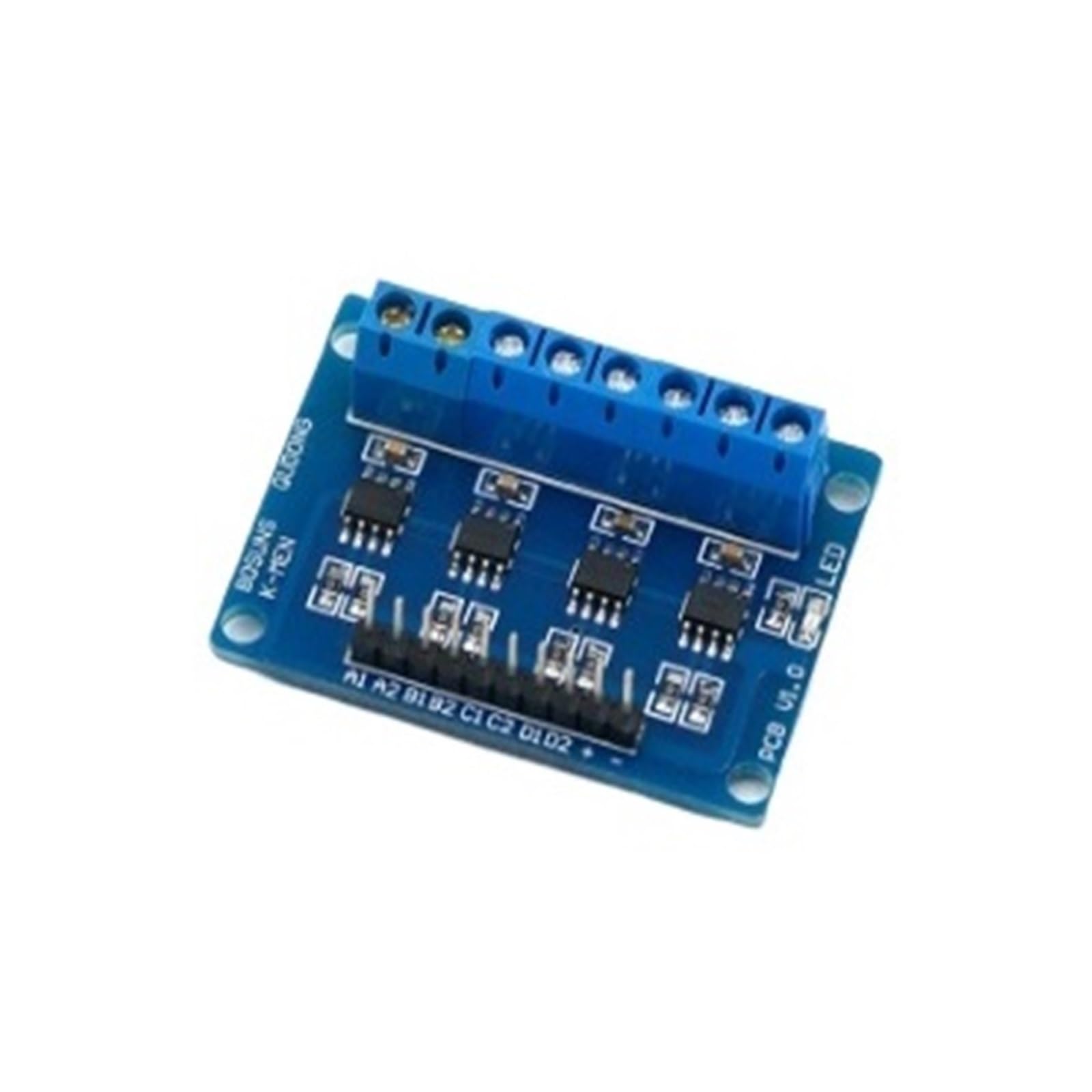 Controlador de motor, Módulo Controlador De Motor CC 4 Canales (6 Unidades) – Doble Puente H 2,5 V-12 V, 800 MA For Coches Inteligentes Y Robots,Control inteligente