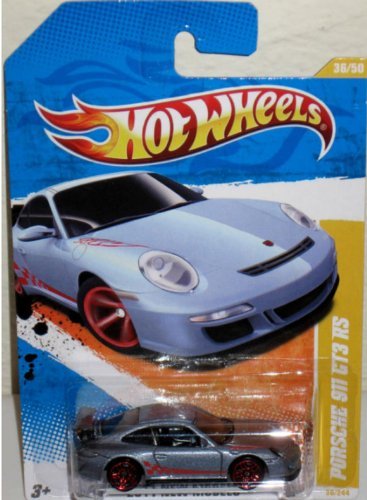 Porsche Hot Wheels - 2011 New Models 36/50 911 GT3 RS 36/244, 1:64 Scale Dark Silver