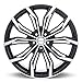 Alloy Wheel, Black Widow 18x8 5x114.3 ET42 CB73.1 Black Machined