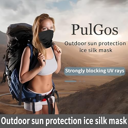 Image of PulGos Bamboo Bandana Unisex, Odour-Free & Breathable, Durable & Multipurpose Bandana, mask for Men face Cover, face mask for Pollution