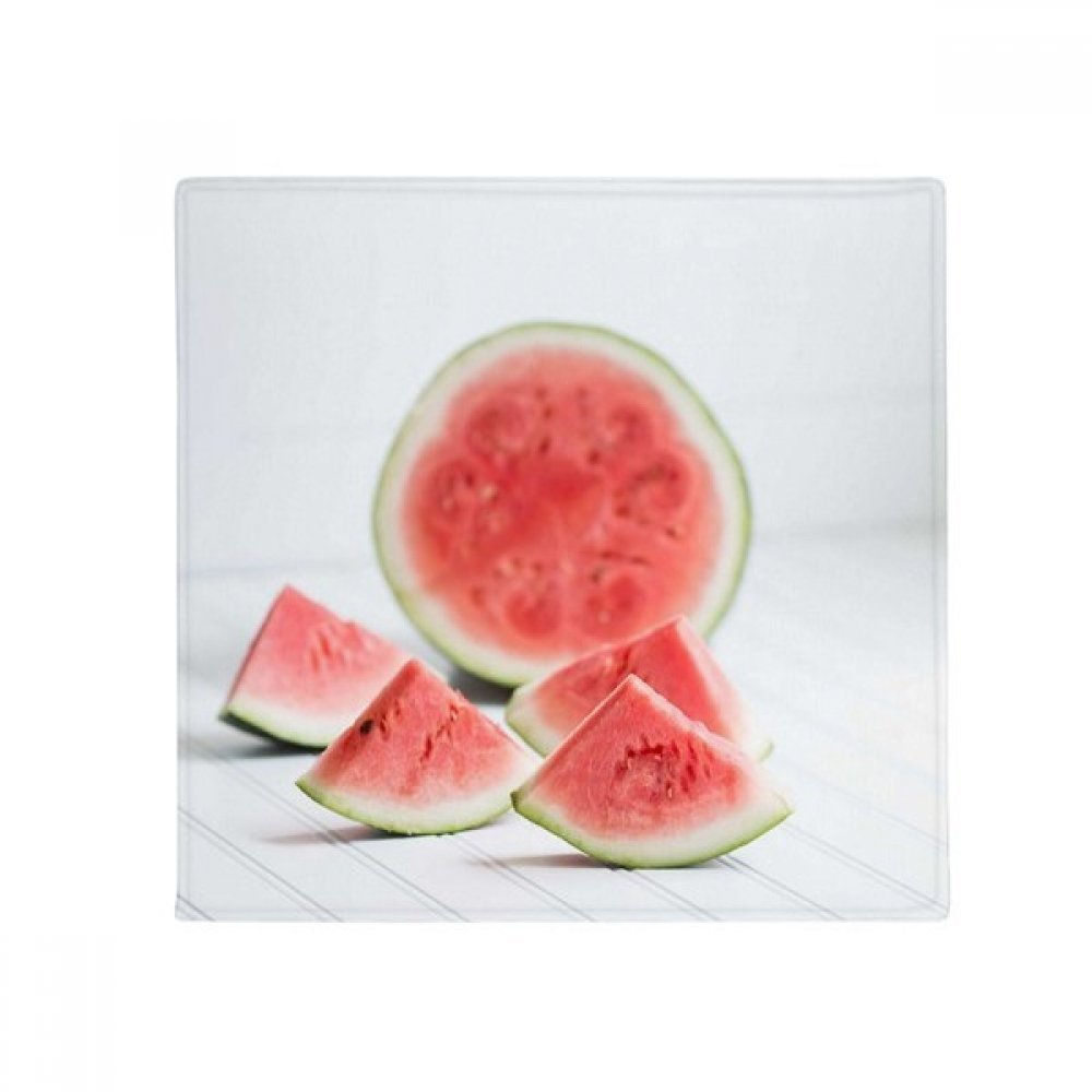 Tapis de sol pastèque antidérapant pour cuisine et salon 50x50cm