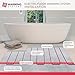 Warming Systems - 20 Sqft 120V Electric Radiant Floor Heating Kit – Includes Heating Cable, Programmable Thermostat, Sensor, Cable Guides, Installation Monitor and Under Tile Heated Floors