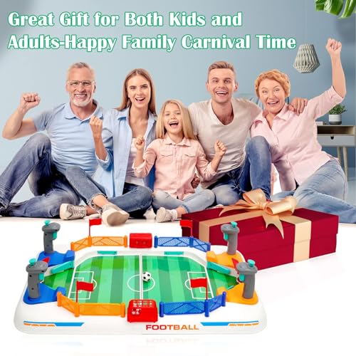 Mini Soccer Board Game for Kids: Foosball Table Toys for 3 4 5 6 7 8-12 Year Old Kids - Pinball Interactive Sports Game Age 3+ Indoor Home Party - Gift for Boys Girls Birthday Christmas Grandkids by TGHIJKK - Image 6