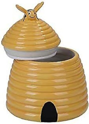Miniatura 2 de Pacific Giftware PT Honeybee Beehive - Tarro de almacenamiento de galletas de cerámica