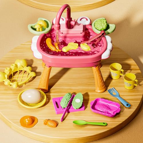 Évier de jeu avec eau pour occuper les enfants sans gaspillage à la maison