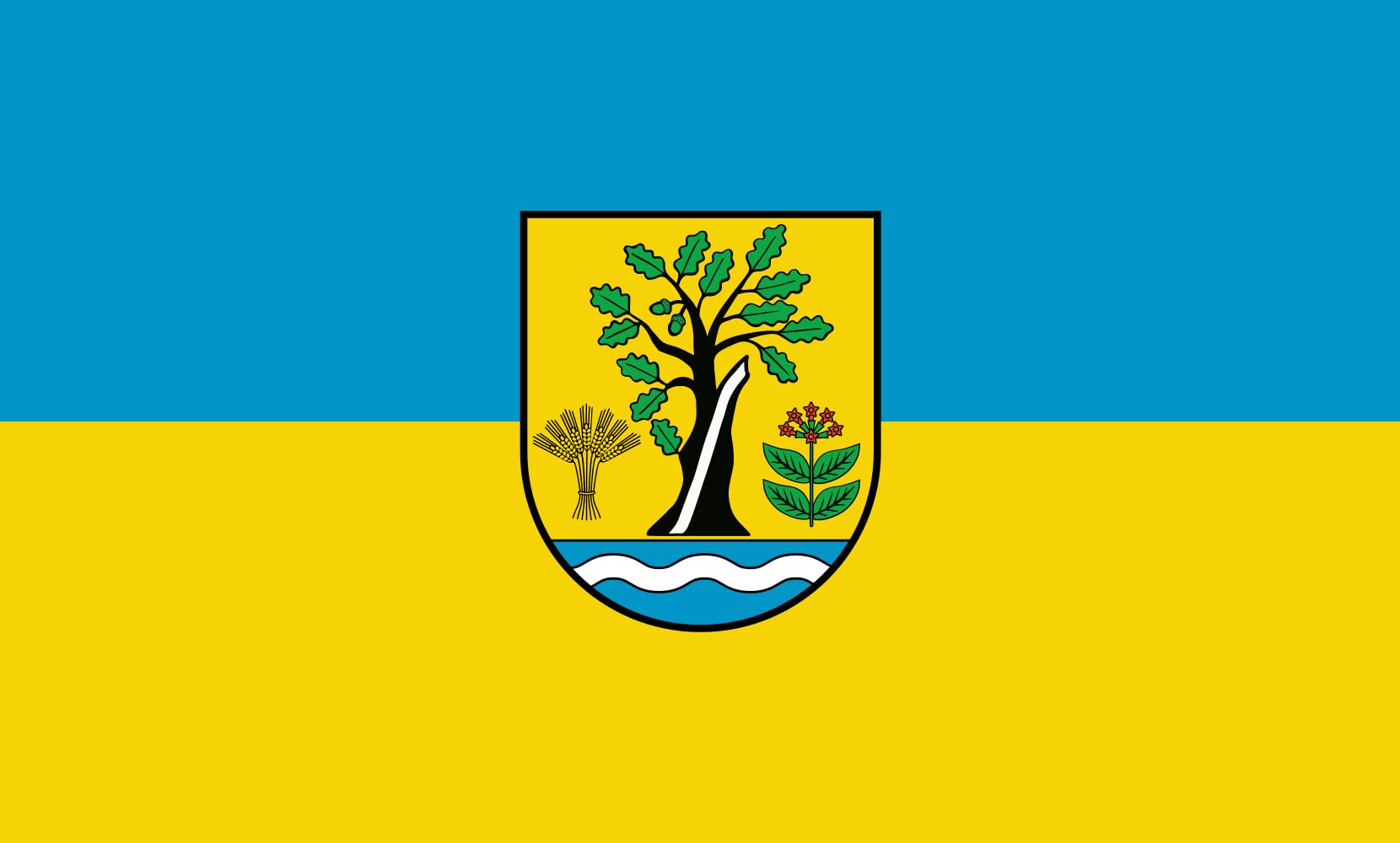 Drapeau Large Gusow-Platkow de 1.35m² aux finitions haute qualité