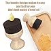 2pcs Cutting Board Oil Applicator, 3.35x1.97x1.97 Inch Wood Cutting Board Wax Applicator with Handle Cutting Board Applicator Accessories for Countertops (Wood Color)