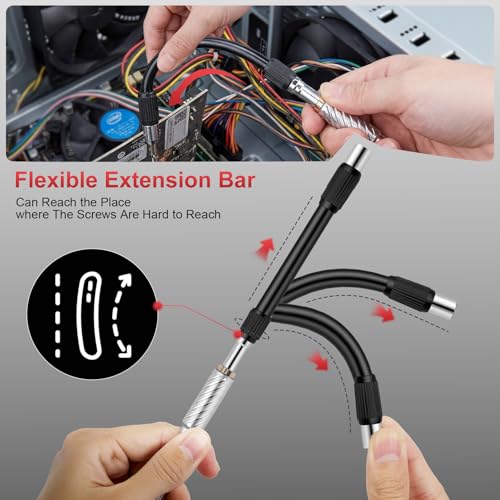 115-In-1 Magnetic Screwdriver Set Ratchet Screwdriver Set - image 5