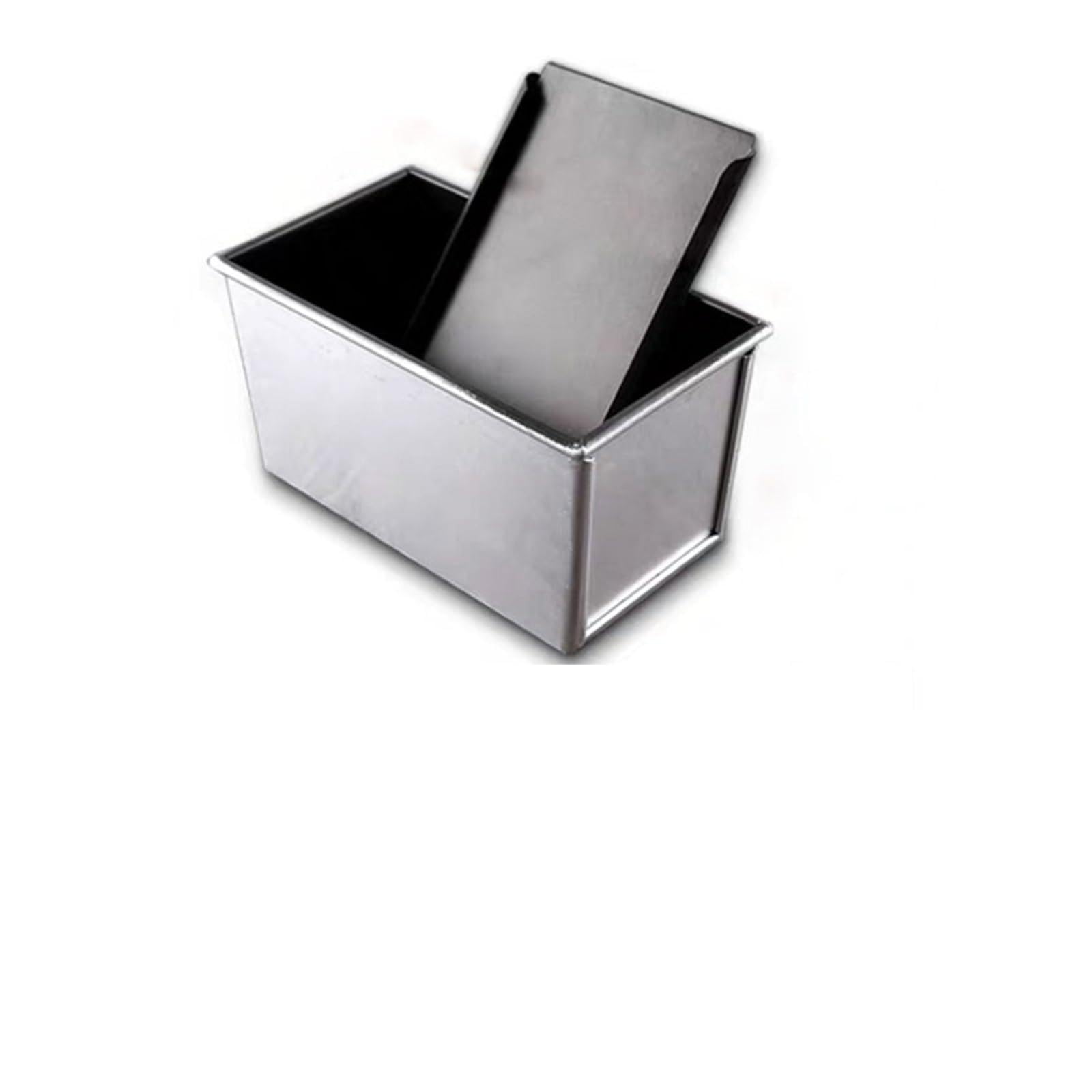 Molde for Pan con Tapa, Rectangular, Molde for Caja de Pan Tostado, Antiadherente, aleación de Aluminio, Capacidad de Masa de 1 Libra, for Hornear Pan Tostado en Horno(38 * 13.3 * 12.5cm)