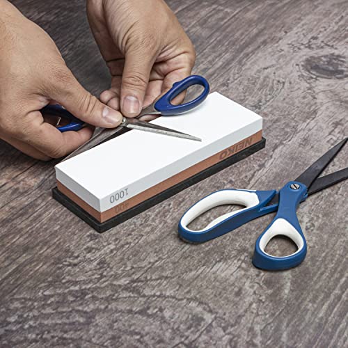 Neiko 54004A Whetstone, Knife Sharpening Stone, 400 & 1000 Grit, Coarse, 2 Side Sharpener Stone, Water Sharpening Stone Set, Scissor, Blade, Kitchen Knife Sharpener Stone, Wet Stone Sharpening Kit #TOP5