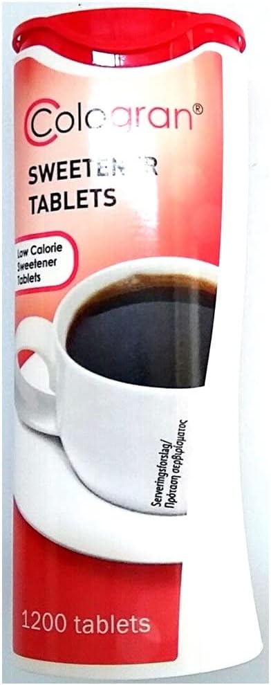 Cologran 1200 Calories Free Sweeteners Tablets 72g - 1 Pack of 1200 Tablets