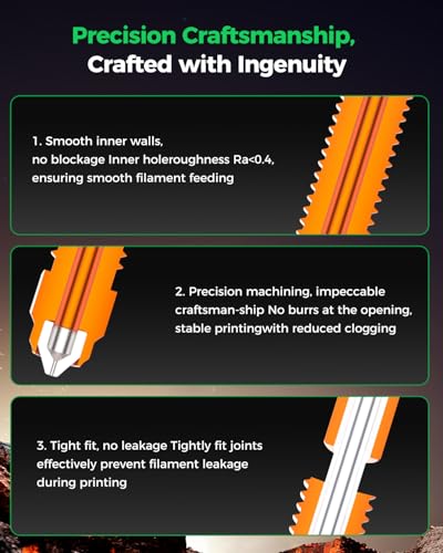 Image of Creality Official K2 Pro Ceramic Heating Block Hotend Kit, Upgraded Larger Cavity, with Quick-swap Nozzle Kit, Supports 350C High Temperature Extruder Hotend Kit for 3D Printers K2 Pro Combo