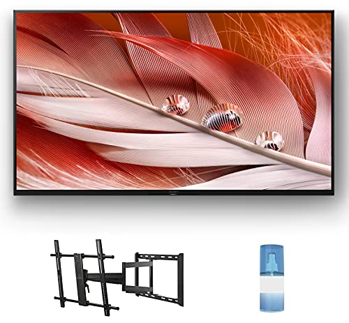 Sony XR55X90J 55" 4K High Dynamic Range Bravia Smart TV with a Walts TV Large/Extra Large Full Motion Mount for 43"-90" Compatible TV's and a Walts HDTV Screen Cleaner Kit (2021)