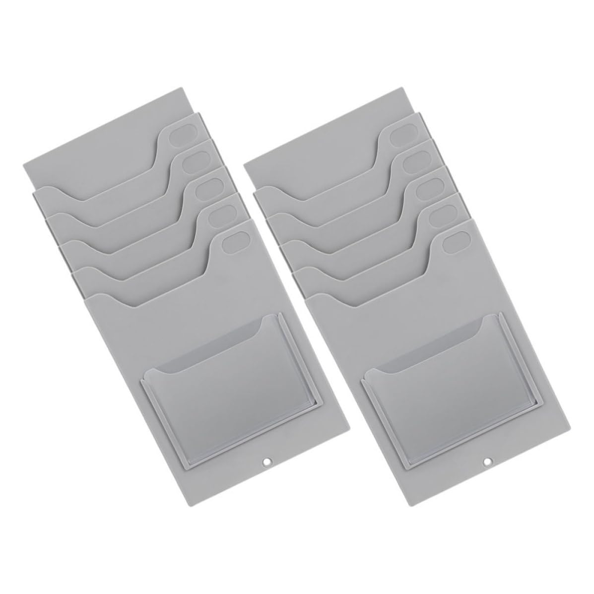 Porte-cartes muraux en PP rigide et organisateur mural compact