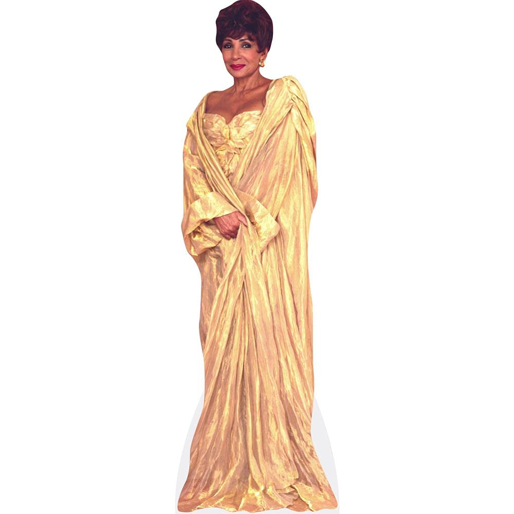 Celebrity Cutouts Mini Size Cutout Shirley Bassey (Gold Dress)