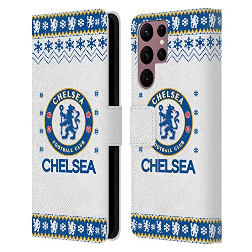 Étui Chelsea FC Samsung S22 Ultra en cuir modèle Jumper Noël