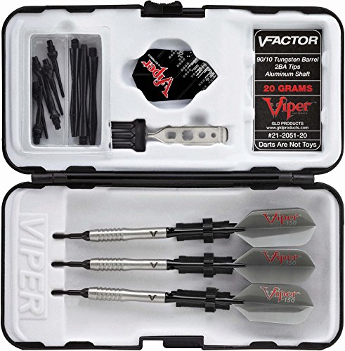 Viper 21-2051-20 By Gld Products Unisex Adult Partial Shark Fin (20 Grams) Viper V Factor 90 10 Tungsten Soft Tip Darts Ridgeback Smooth 20 Grams thumb #6