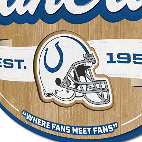 Image of YouTheFan NFL Indianapolis Colts FanCave Wall Art | Ready-To-Hang, 3D Multi-Layered Construction, Floating Wall Mount Design, Great Fan Gift, Officially Licensed Artwork
