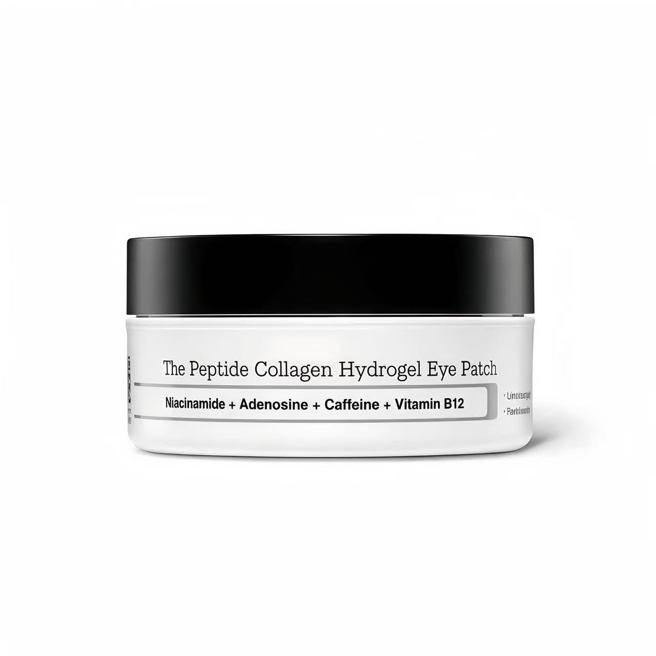 Peptide Collagene Hydrogel Eye Patch (60 cerotti) con cucchiaio – Cura della pelle coreana per ridurre occhiaie, gonfiore e rughe per pelli sensibili