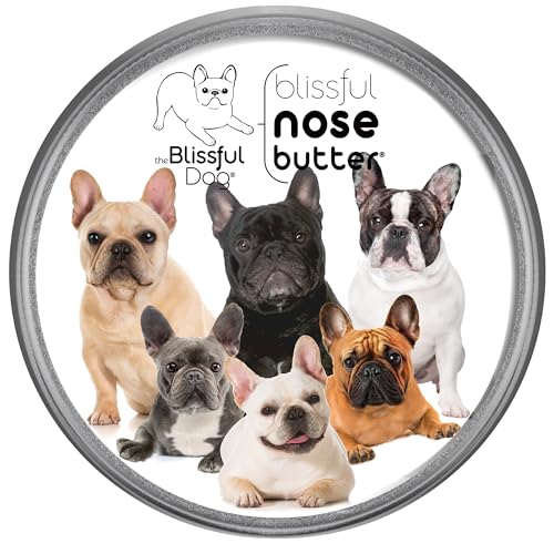 Image of The Blissful Dog French Bulldog Nose Butter, Versatile Dog Nose Balm for Dry Nose, Handcrafted Nose Moisturizer, Easy-to-Apply Dog Essentials, Unscented, 16 oz.