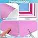 PATIKIL 20 Sheets Dark Pink Glitter Cardstock 10 x 10 in, Glitter Card Stock Paper Square Premium Sparkly Paper Craft Cardstock Paper 250gsm for Scrapbook Card DIY Art Wedding Party