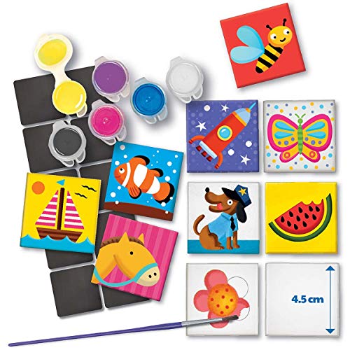 4M Magnetic Mini Tile Art, Art & Crafts Diy Kit, For Boys & Girls Ages 8+ #TOP7