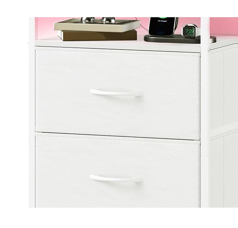 こはるの洋服 dress&drawers white／未使用・美品・外箱付き Amazon.com: Somdot Tall Nightstand with 5 Drawers, Charging