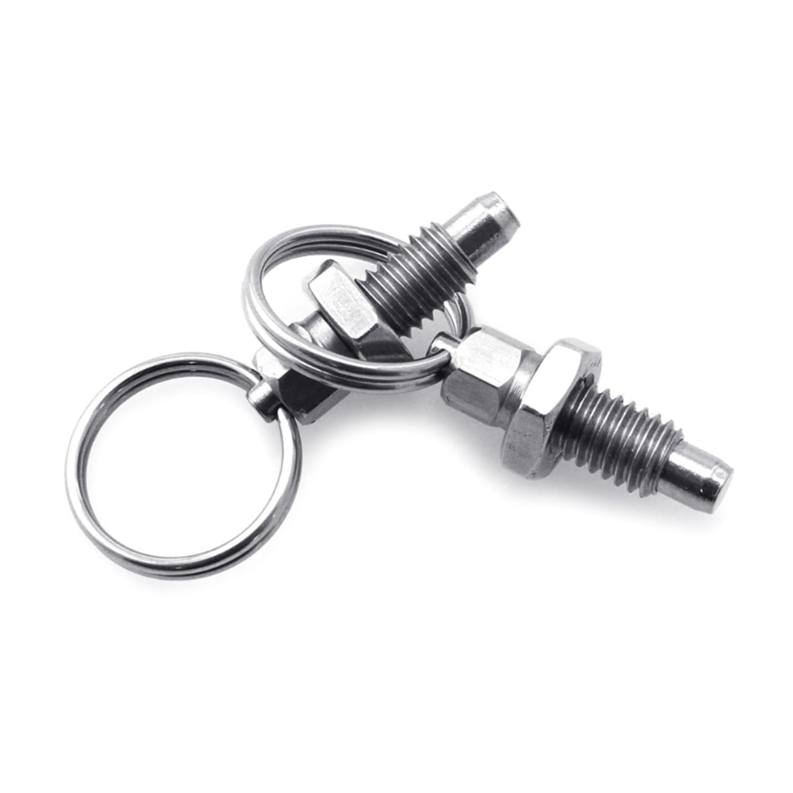 Federspinnensperre mit Spannring, Federstößel mit Zugring,