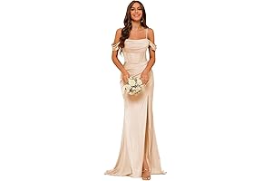 Rumuguya Elegant Satin Bridesmaid Dress