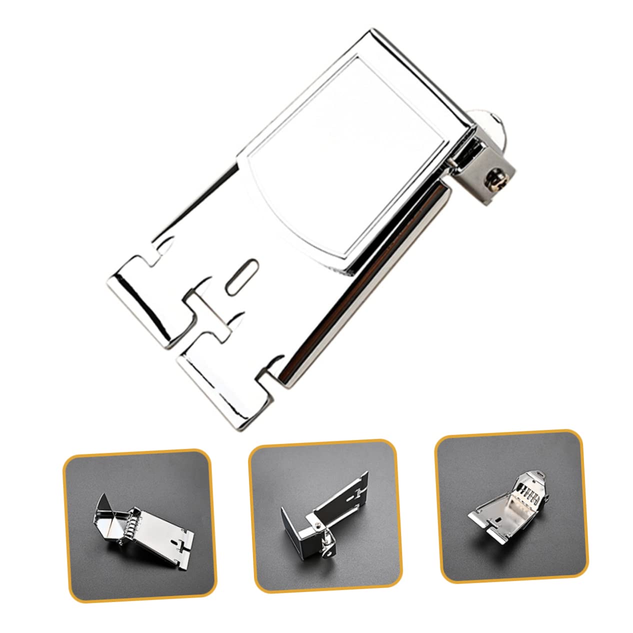 TOYANDONA 3stücke Metal Banjo Tailpiece Saiten Banjo Chrom Zubehör Installieren Glänzende Oberfläche Für Praktische Saitenhalter-lösung