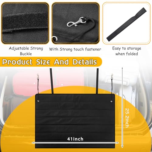 Image of Tinideya Large Rear Bumper Protector for Cars 41 x 25 Inch Bumper Guard Foldable Protective Mat Dog Blanket Cargo Liner Preventing Scratches While Unloading and Loading for SUV Van Truck Vehicle