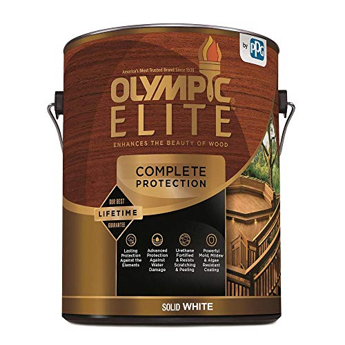 Olympic Elite Advanced Solid Color Stain and Sealant in One Advanced 1-Gallons 80301