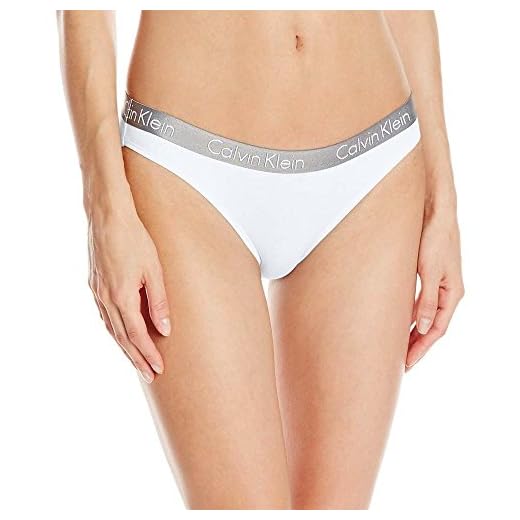 Calvin Klein Radiant Cotton-Bikini Lencería, Blanco (White 100), Medium para Mujer