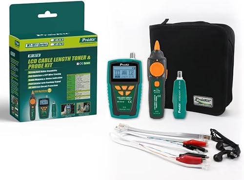 Miniatura 9 de Proskit MT-7071N Probador de red profesional multifuncional POE probador de línea telefónica anti-interferencias Detector de señal de red