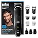 Produktbild Braun All-In-One Trimmer-Set 5, 10-in-1 Multigroom, Barttrimmer, Nasenhaartrimmer, Haarschneidemaschine für Gesicht, Kopf und Körper, 50 Min. Akku, 14 Längen (321 mm), Wasserdicht, MGK5440, Schwarz