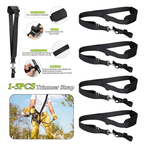 Harnais pour débroussailleuse et tondeuse, pack de 4 sangles de jardinage
