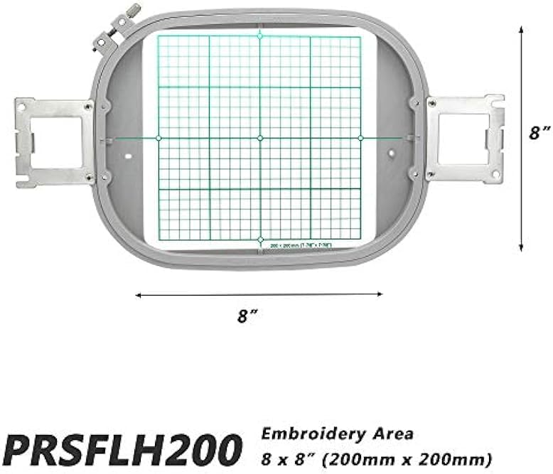 Sew Tech PRSFLH200 Sewing and Embroidery Machine Hoop for Brother PRS100 VR etc