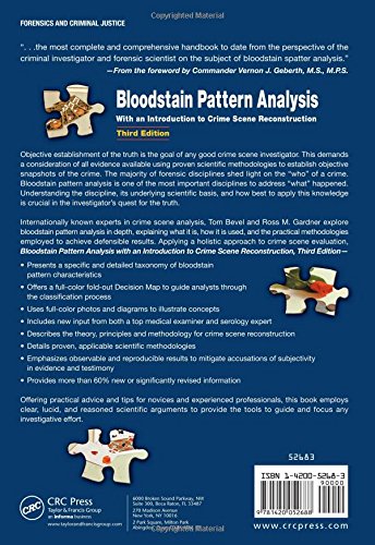 image for CRC Press Bloodstain Pattern Analysis with an Introduction to Crime Sc