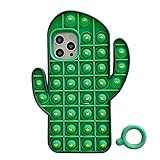 Case for iPhone 7 Plus Bubble Wrap Phone Case,Cute Cartoon Push Bubble Decompression Phone Case, Soft Silicone Shockproof Protective Case for iPhone 6 Plus/7 Plus/8 Plus inch