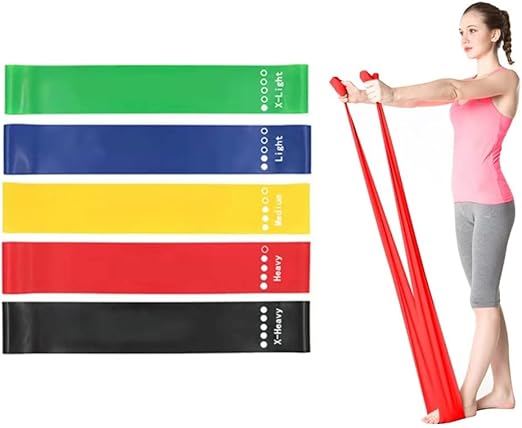 ELVIRE SPORT Bande Elastiche Fitness Donna E Uomo (3 Pezzi) | Fasce Elastiche Resistenza In Tessuto Glutei, Fianchi E Gambe | Fasce Yoga, Pilates, Crossfit