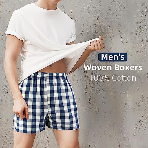 Natural Feelings Classic Boxers Shorts Cotton Woven Mens Underwear Boxers Pack2